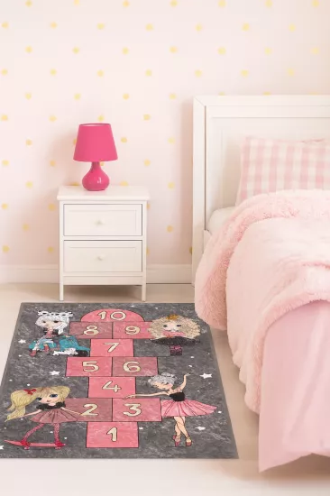 Balerin Prenses Kızlar Kız Çocuk Odası Halısı