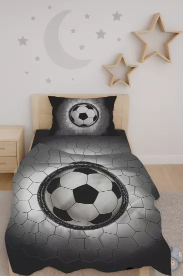 Taraftar Desenli Tek Kişilik Bebek Çocuk Nevresim Takımı