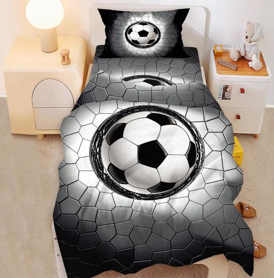 Taraftar Desenli Tek Kişilik Bebek Çocuk Nevresim Takımı