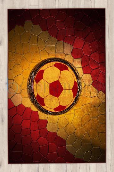 Taraftar Desenli Çocuk Odası Halısı