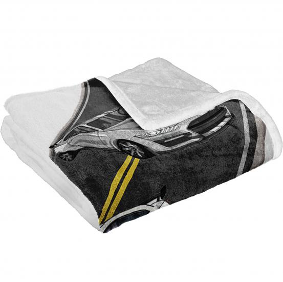 Pembe Fiyonklu Baskılı Welsoft Çocuk Battaniyesi