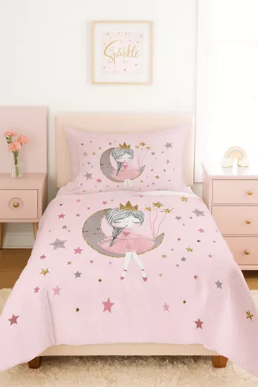 Balerin Prenses SeksekliPike&Yatak Örtüsü(Yastık Kılıflı)