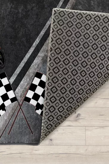 Yarış Pistli Çocuk Odası Halısı