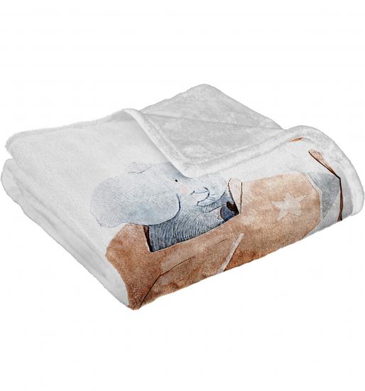 Pembe Fiyonklu Baskılı Welsoft Çocuk Battaniyesi