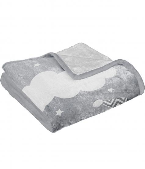 Pembe Fiyonklu Baskılı Welsoft Çocuk Battaniyesi