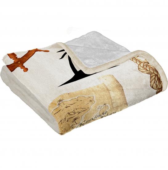 Pembe Fiyonklu Baskılı Welsoft Çocuk Battaniyesi