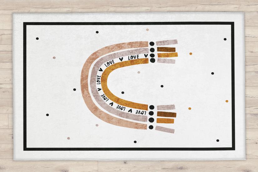 Bebişim Gökkuşağı Bİ134 Çocuk Odası Halısı
