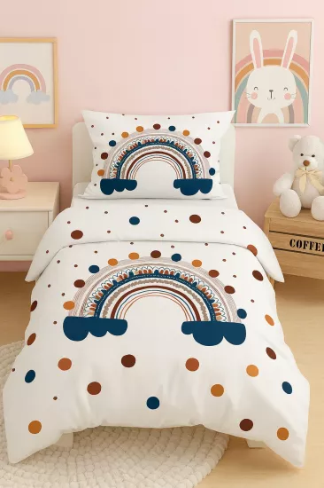 Seksekli Tek Kişilik Bebek Çocuk Nevresim Takımı