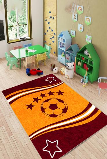 Sarı Kırmızı 150x200 Çocuk Odası Halısı