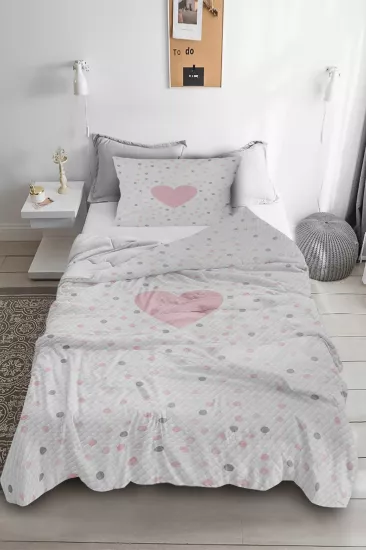 Kalpli Tek Kişilik Pike Takımı