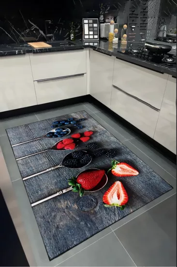 Kaşıklı Meyveli Mutfak Halısı