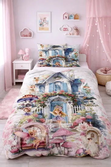 Peri Bahçesi Tek Kişilik Pike Takımı 