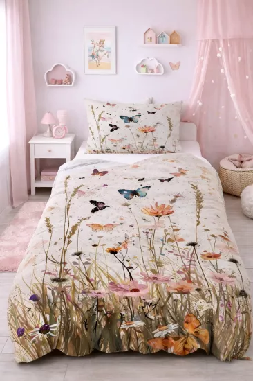 Kelebek Çayırı Tek Kişilik Pike Takımı