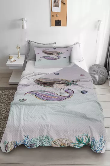 Deniz Kızı Tek Kişilik Pike Takımı