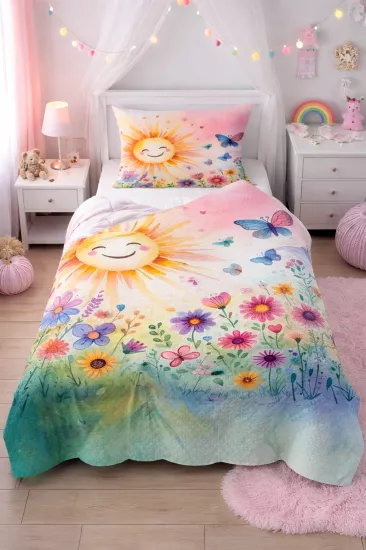 Gülen Güneş Tek Kişilik Pike Takımı