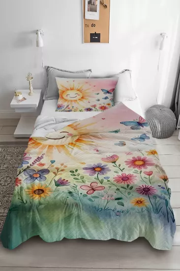 Gülen Güneş Tek Kişilik Pike Takımı