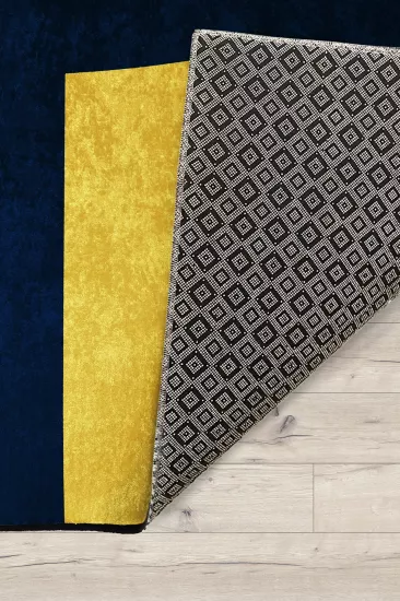 Taraftar Sarı Lacivert Çocuk Halısı