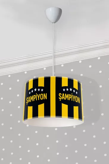 Taraftar Sarı Lacivert Sarkıt Avize