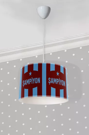 Taraftar Bordo Mavi Sarkıt Avize