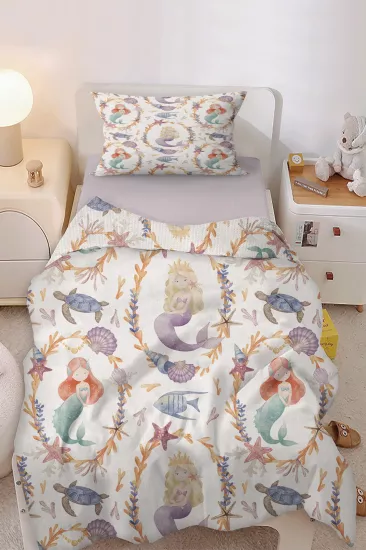 Denizkızı Masalı Tek Kişilik Çocuk Nevresim Seti
