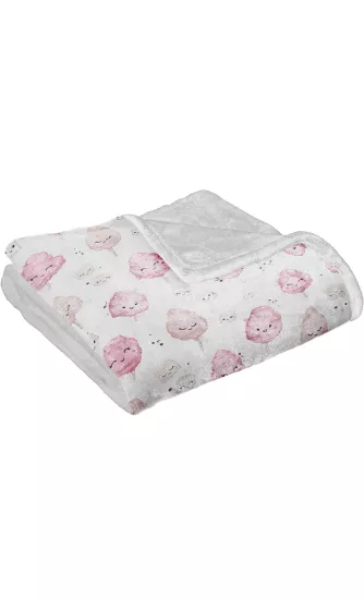 Gökkuşağı Unicorn Welsoft Çocuk Battaniyesi