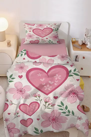 Gökkuşağı Bulut Tek Kişilik Çocuk Nevresim Seti