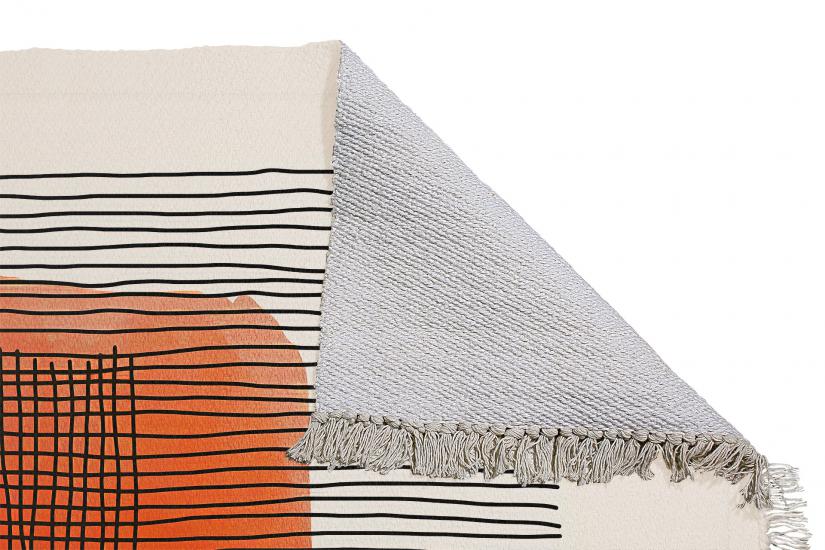 Dekoratif Desenli Özel Tasarım Modern Dokuma Kilim