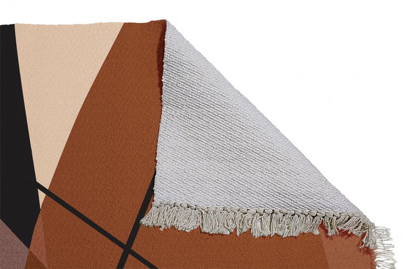 Dekoratif Desenli Etnik Modern Özel Tasarım Dokuma Kilim