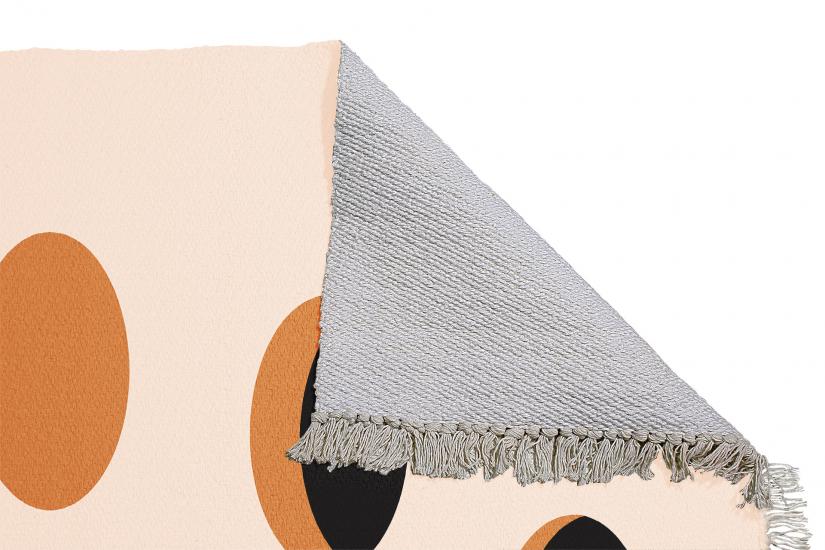 Günbatımı Dekoratif Desenli Modern Tasarım Dokuma Kilim