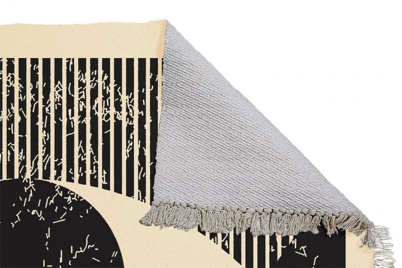 Bohem Etnik Modern Özel Tasarım Dokuma Kilim