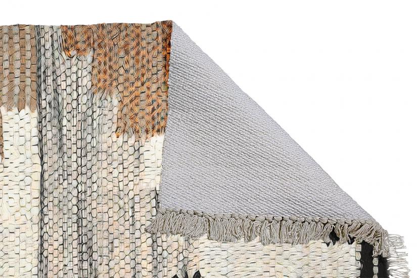 Bohem İskandinav Desenli Dokuma Kilim