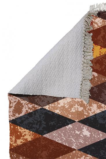 Vintage Saçaklı Uşak Dokuma Kilim